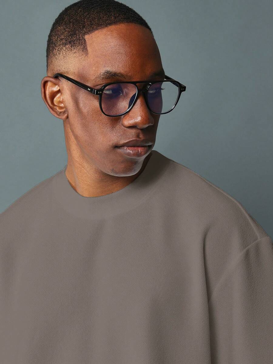 Essential Textured Boxy Men’s Shirt