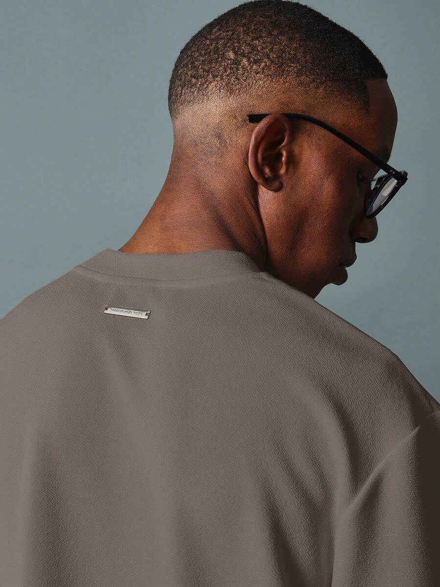 Essential Textured Boxy Men’s Shirt