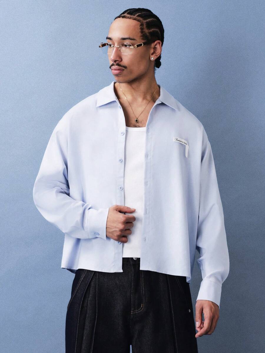 Modern Boxy Oxford men's shirt - heavyweight cotton with button-down collar