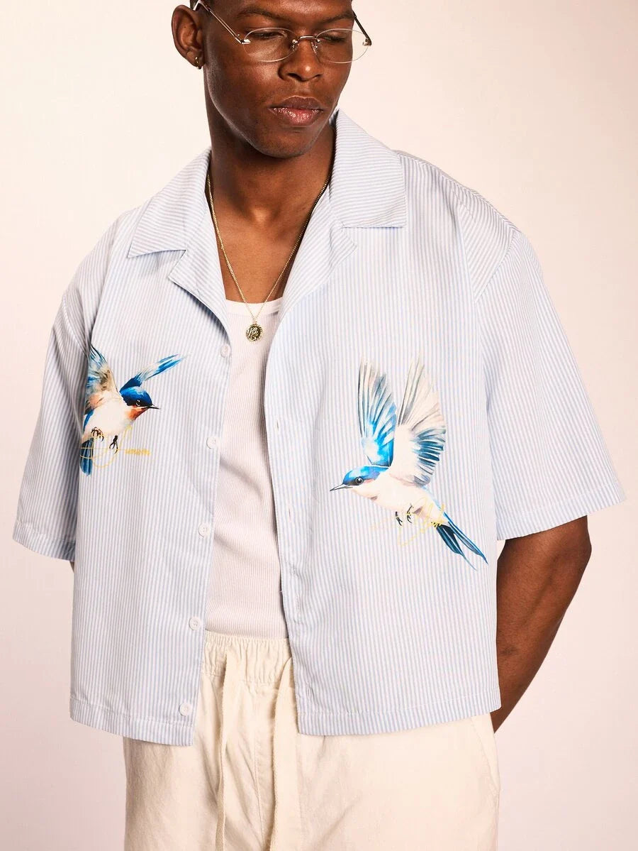 Midnight Seersucker Men’s Shirt